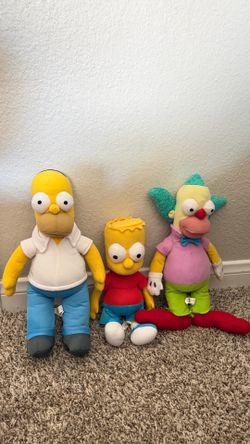 Simpsons plushies
