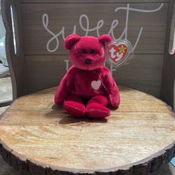 RARE WITH ERRORS 1997/1998 Ty "VALENTINA" the BEAR.