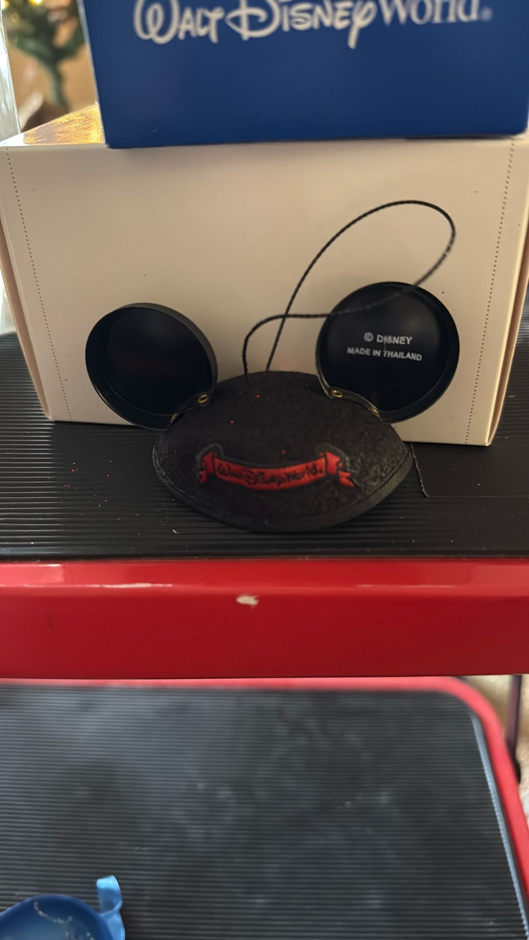 Disney world Mickey ears Xmas Ornament 