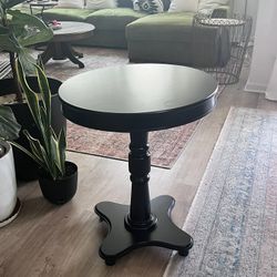Black End Table 23D X 28H