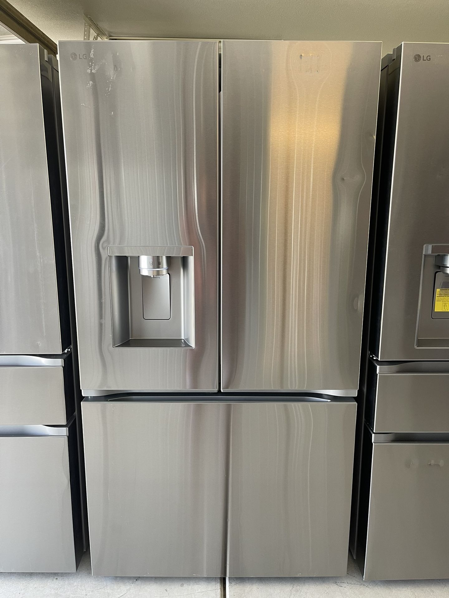 LG 26 cu. ft. Smart Counter-Depth MAX French Door Refrigerator with Four Types of