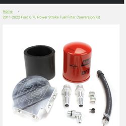 2011-2022 Ford 6.7L Power Stroke Fuel Filter Conversion Kit + Bonus Fuel Filter 