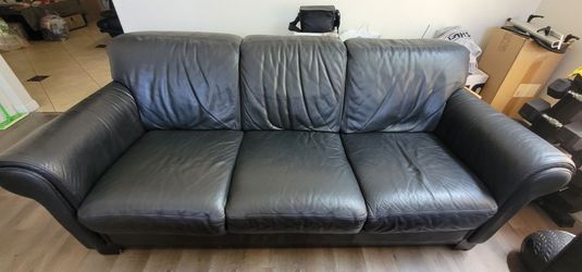 Premium leather sofa