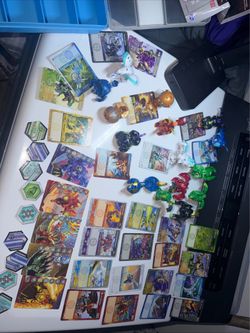 Vintage Bakugan Collection Lot – Figures, Cards, Tokens & Accessories