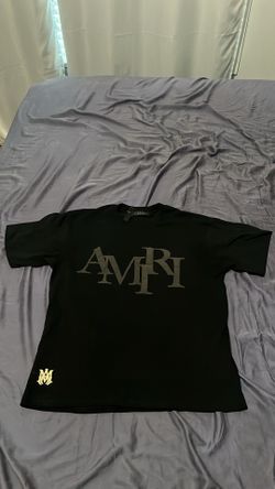 black amiri shirt size M