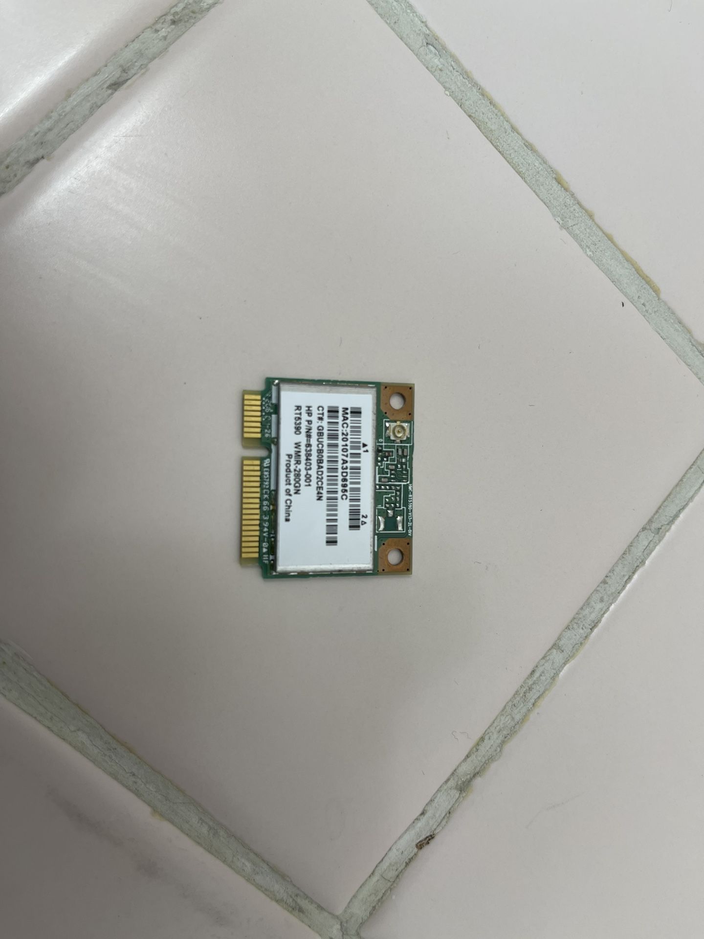 Ralink RT5390 802.11 b/g/n WiFi WLAN Wireless Half Mini PCIe Express Card 691415-001