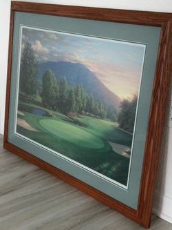 Framed Golf Print