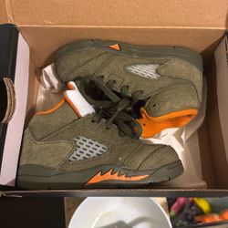 Jordan 5 Retro Olive Green 