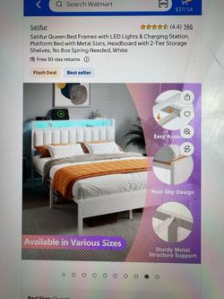 Brand new LED bed frame