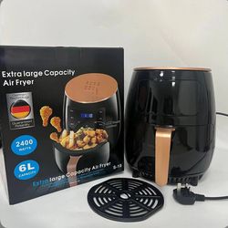 6L Digital Air Fryer – 2400W Extra Large Capacity (Touch Control) BRAND NEW