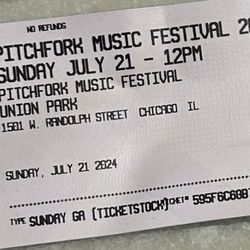 Pitchfork Music Festival Tickets For 