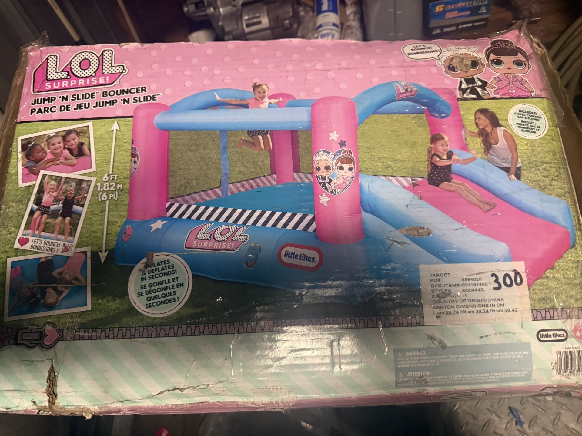 lol Surprise Jump And Slide Bouncer