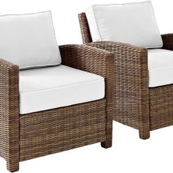 Crosley Furniture Bradenton 2-Piece Outdoor Chair Set