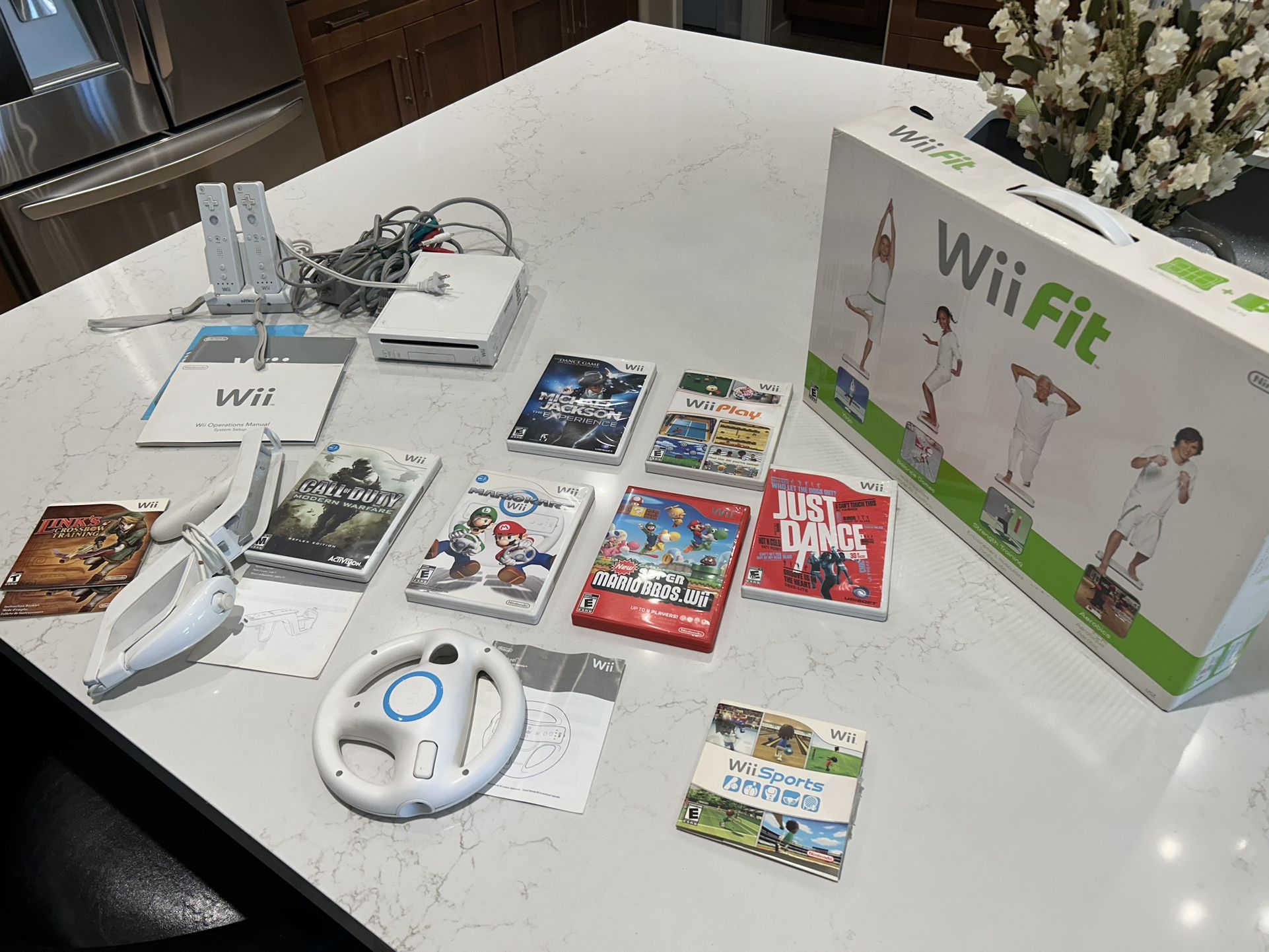 Wii Nintendo Gaming Consoles, Games, Accessories (bundle)