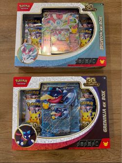 pokemon 30th anniversary ex boxes