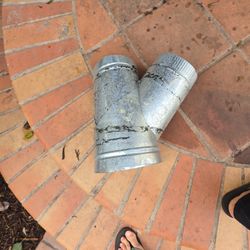 8 in. to 6 in. x 6 in. Wye Hvac Duct