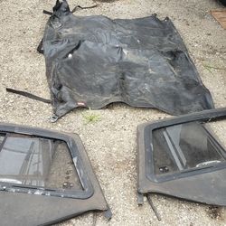 Jeep Wrangler TJ 97-06 Half Doors Sliding & Bikini Top
