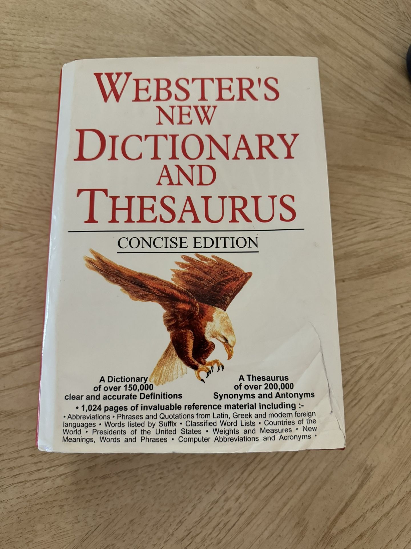 Webster's New Dictionary and Thesaurus