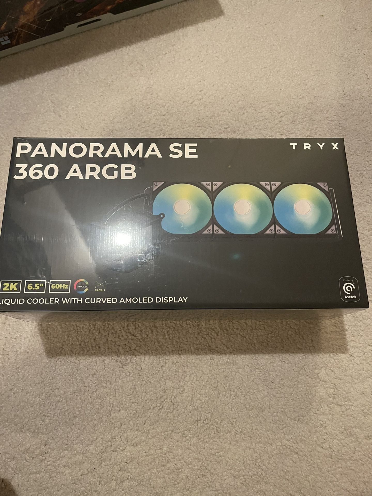 AIO TRYX PANORAMA 360 ARGB LIQUID COOLER WITH AMOLED DISPLAY GAMING PC PARTS FOR SALE