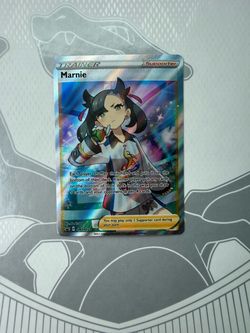Marnie SWSH121 Black Star Promo Holo Full Art Pokemon
