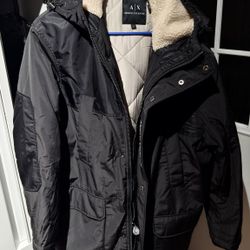 Armani Exchange Jacket Trench Parka Size M