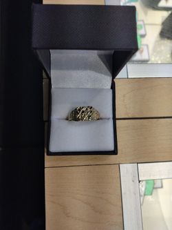 Nugget Ring 10k Yellow Gold 
