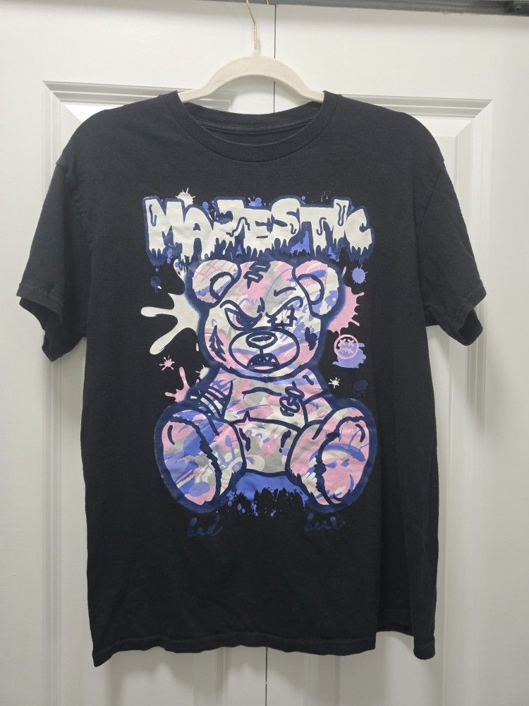 3Forty Inc Streetwear Majestic Mad Teddy T-shirt Size M