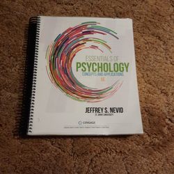 Essentials Of Psychology, Concepts And Applications, 6e