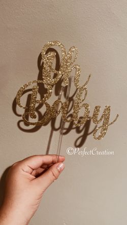 Oh baby cake topper