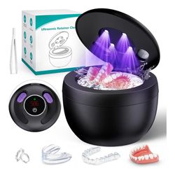 🖤 Ultrasonic Retainer Cleaner Limpieza profunda en minutos ✨🦷