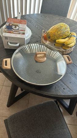 Natural Elements Woodstone Wok Cookware 14”