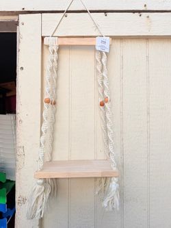 Hobby Lobby Macrame Wall Decor Shelf