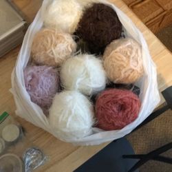 Blush Yarn 8 skeins