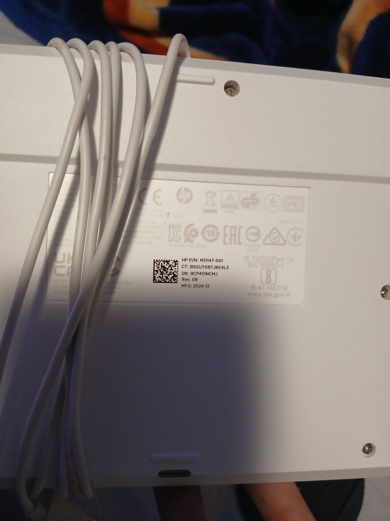 Hp Keyboard And Mouse White Set