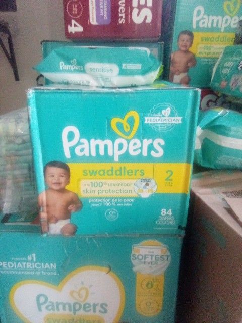 Pampers Swaddlers Size 2 84 Count