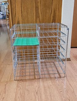 Stacking 12 slot desktop and mail room Letter File Literature  Organizer.