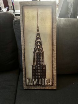 New York Chrysler Building Art Print - New