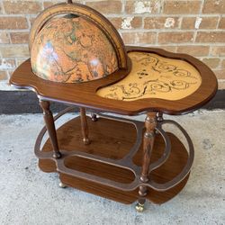 Vintage Zoffoli Italian Globe Bar Table  Zodiac 