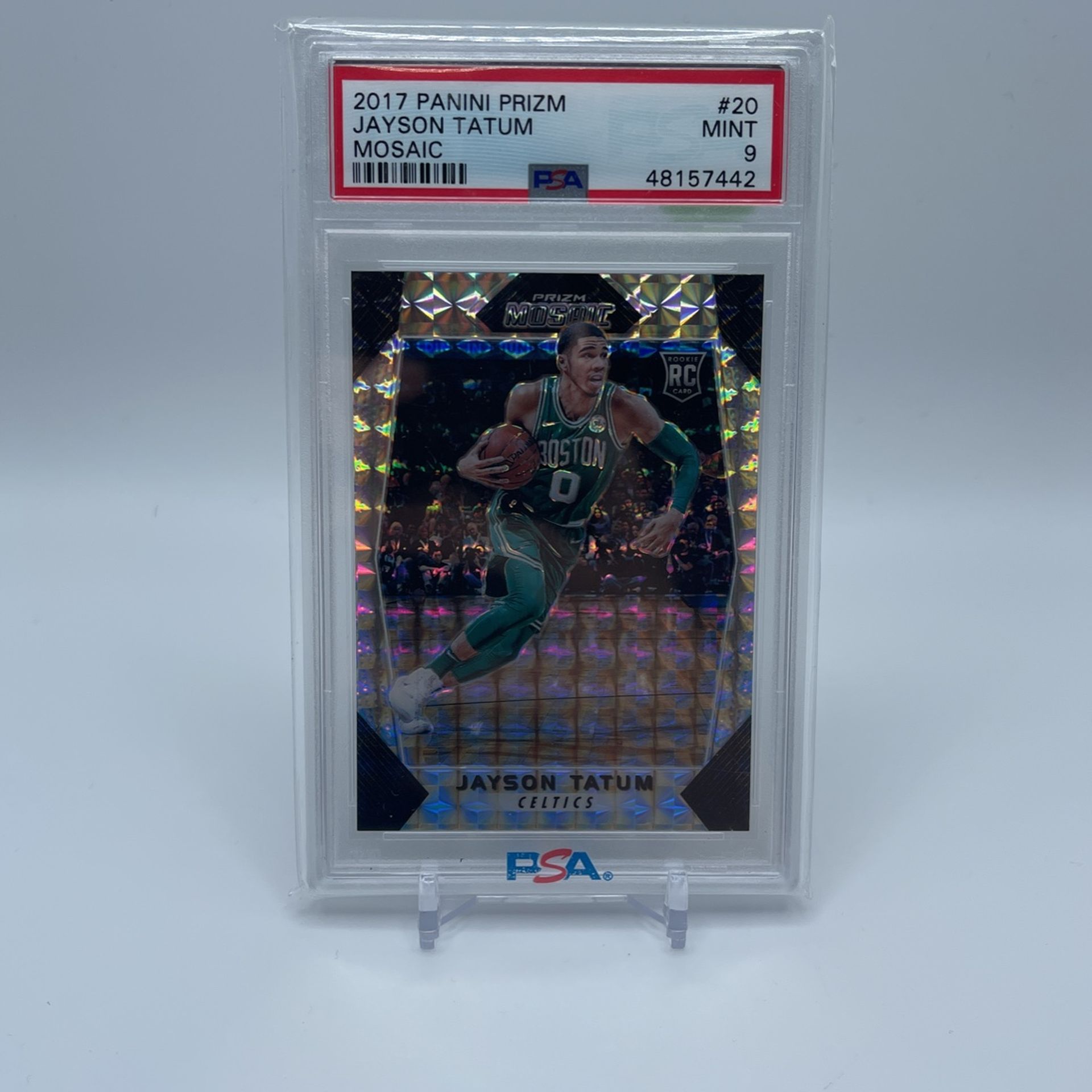 2017 PANINI PRIZM JAYSON TATUM RC PSA9 JAYSON TATUM 2017 PANINI