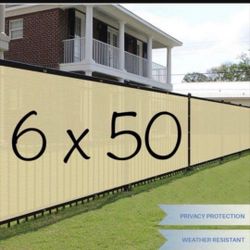 6x50 Privacy Fence Wind Screen