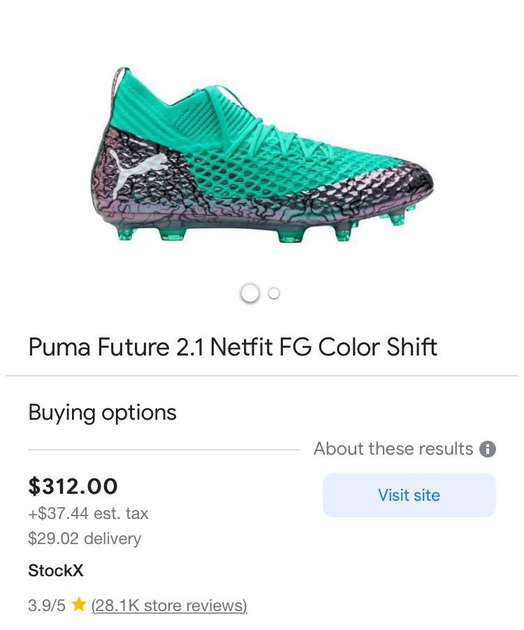 Puma Future 2.2 Netfit FG/AG Size 9
