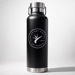 Glen Ivy Hot Springs Insulated Water Bottle Black Botella térmica Glen Ivy negra