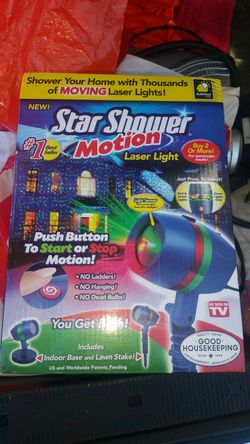 Star shower motion laser light