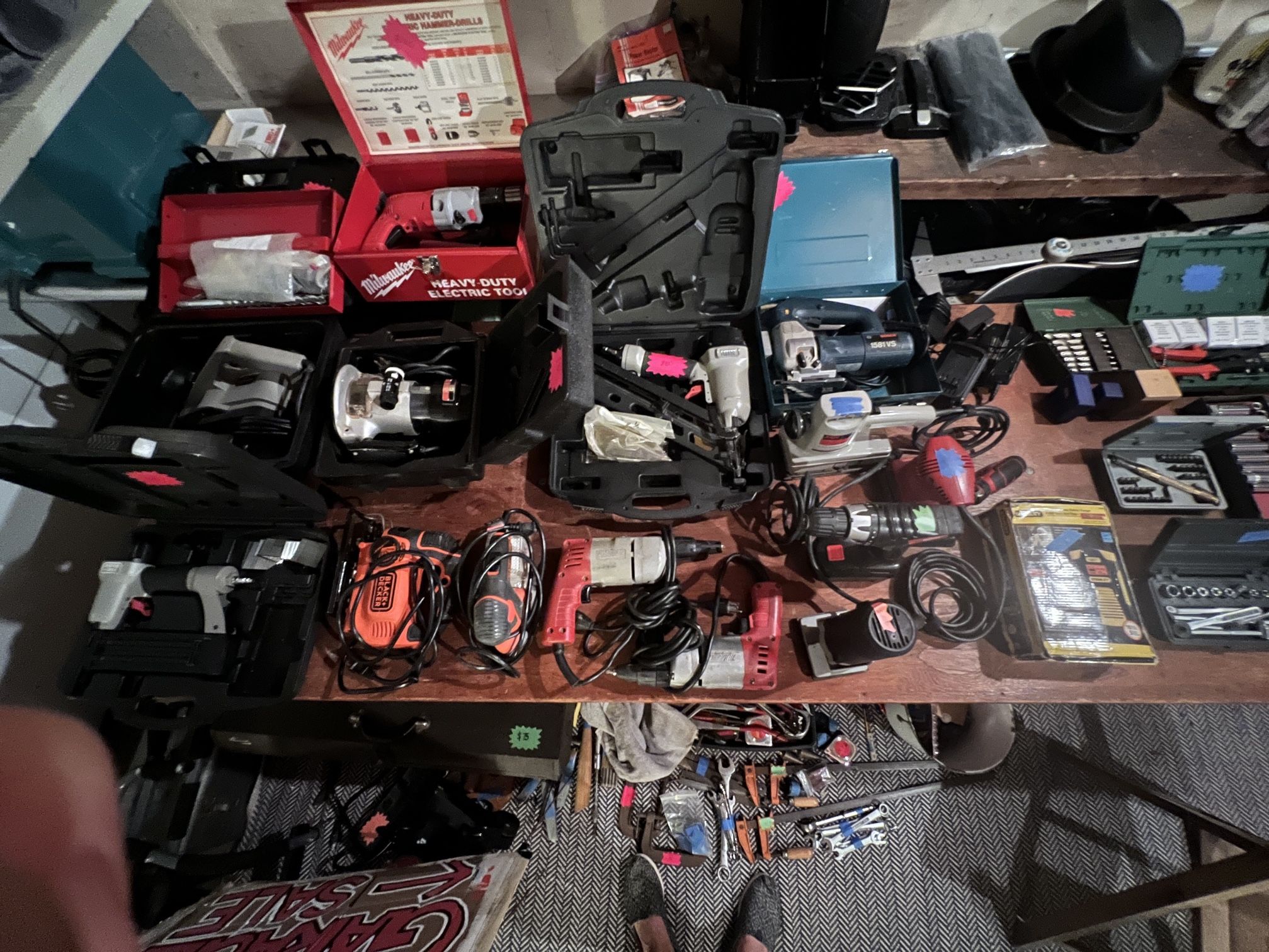 Name Brand Power Tools And Hand Tools Bundle