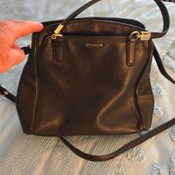 Leather Coach Cross Body
