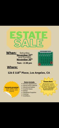 Estate Sale