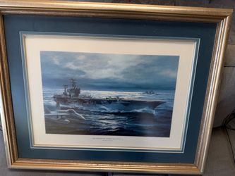 Navy ship print