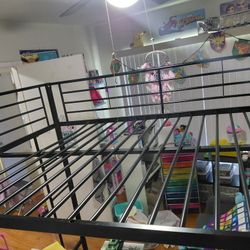 Full Size Metal Loft Bed 