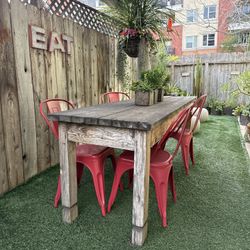 Moving -concrete Potted Plants, Patio Furniture 