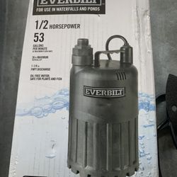 Everbilt - 1/2 HP Waterfall Submersible Utility Pump